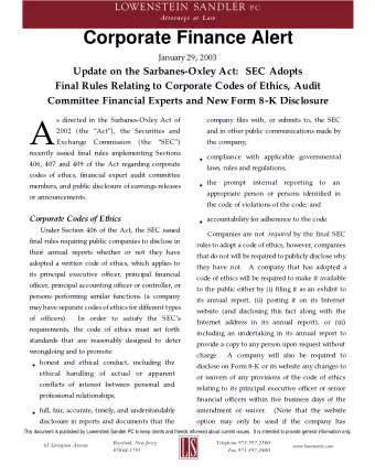 A  2002 (the Act), the Securities and  and in other public communications made by  Exchange