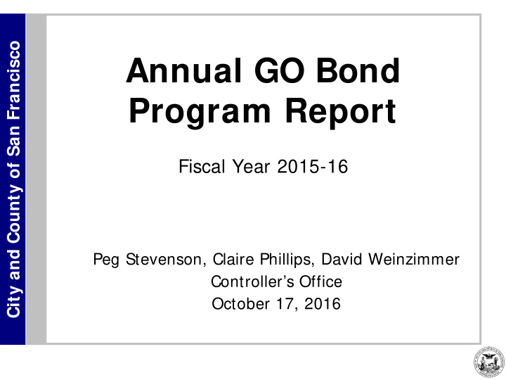 annual go bond