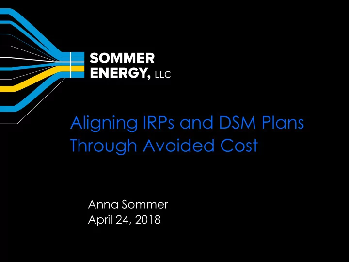 aligning irps and dsm plans