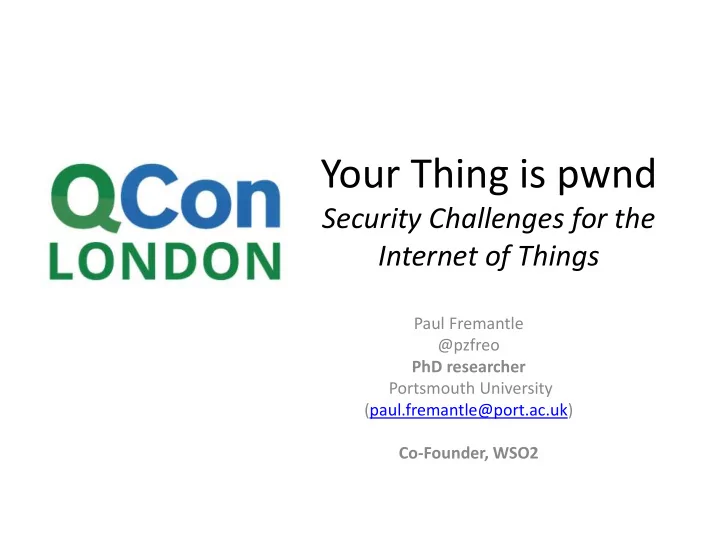 your thing is pwnd