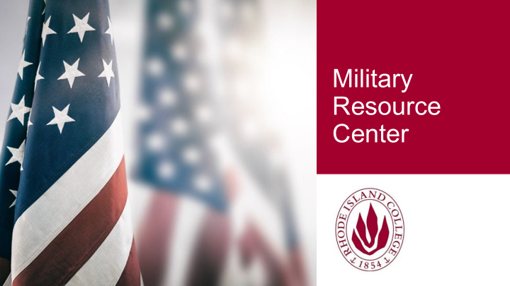 military resource center welcome