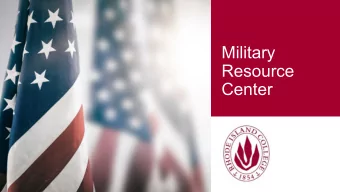 Military  Resource  Center  WELCOME  Contact Military Resource Center  Congratulations on your