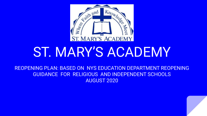 st mary s academy