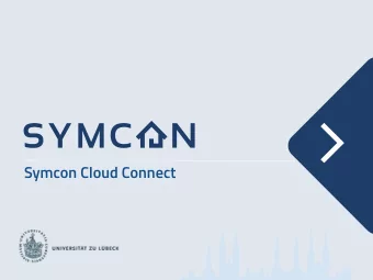 Symcon Cloud Connect  Cloud Connect  Authentication  Connect  Client  Goals  Main goal:  Building a