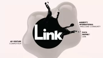 AMNESTY  INTERNATIONAL  IWELCOME COMMUNITY  EACA  INSPIRE !  2018  AD VENTURE  COMPETITION  OUR