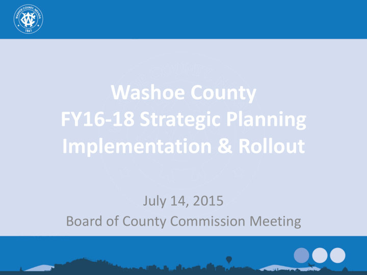 washoe county fy16 18 strategic planning implementation