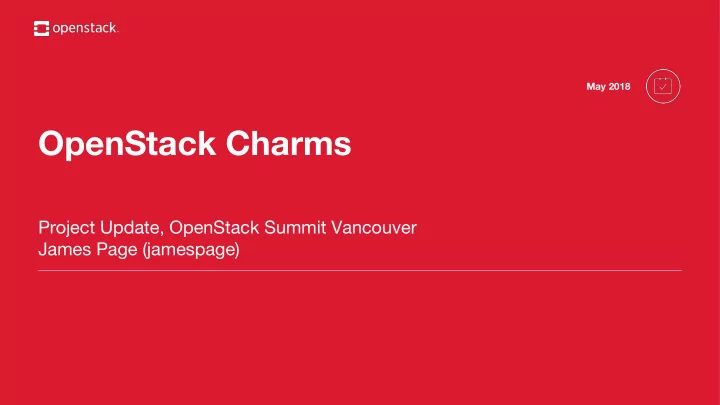 openstack charms