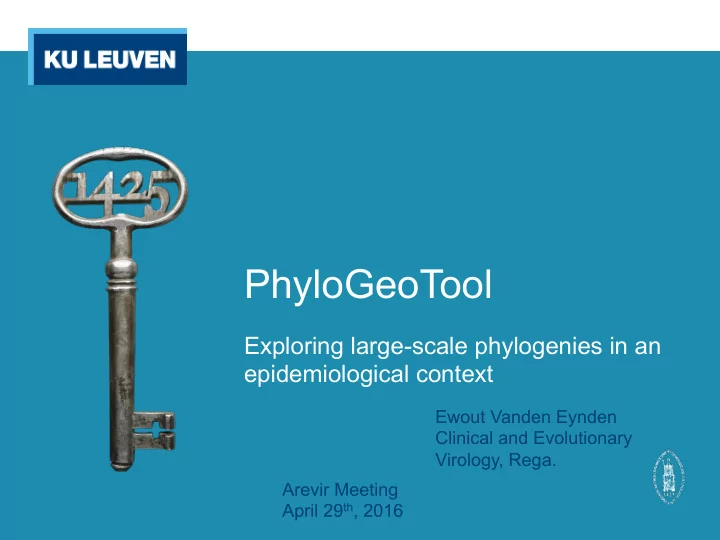 phylogeotool