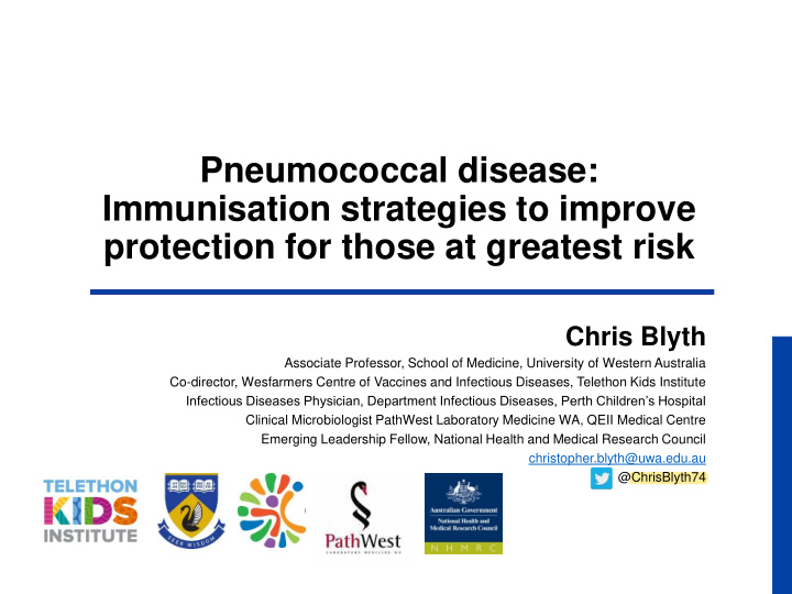 immunisation strategies to improve