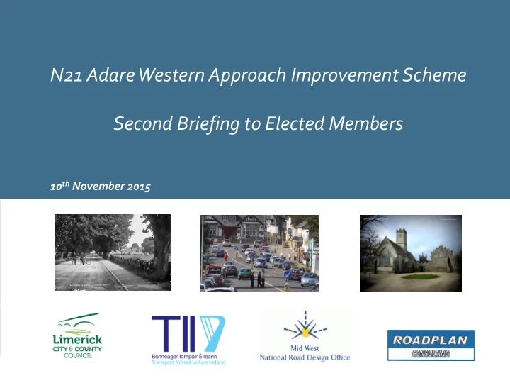n21 adare western approach improvement scheme second