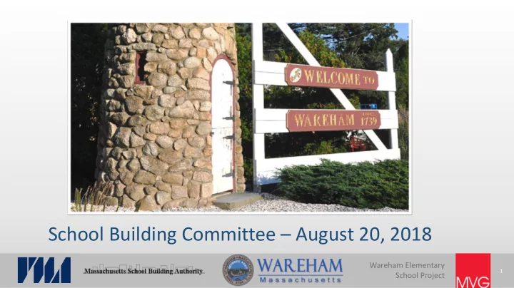 school building committee august 20 2018