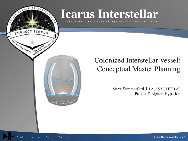 icarus interstellar