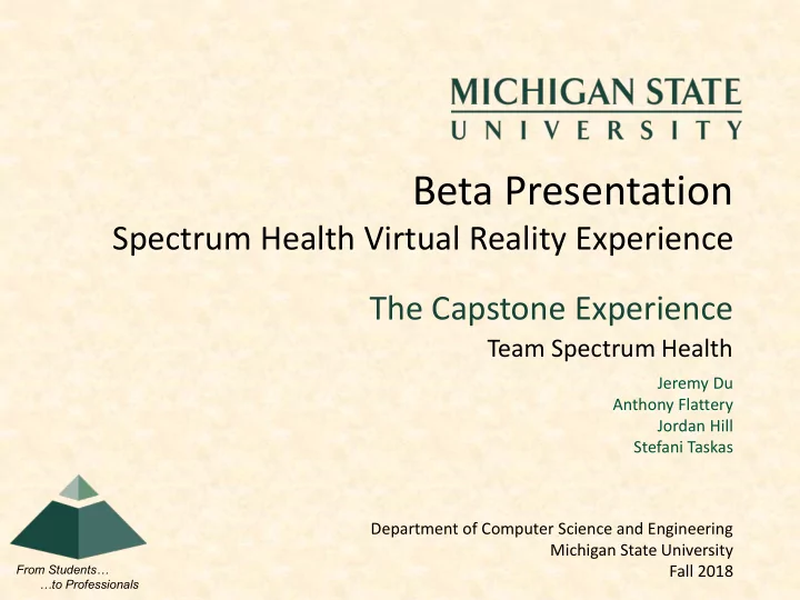 beta presentation