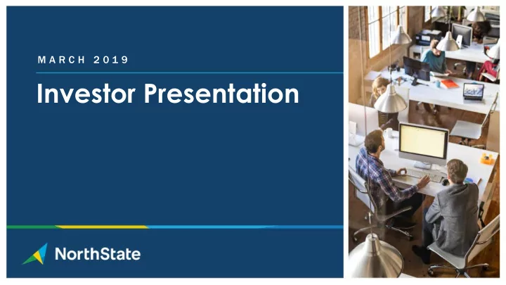 investor presentation i n v e s t o r p r e s e n t a t i