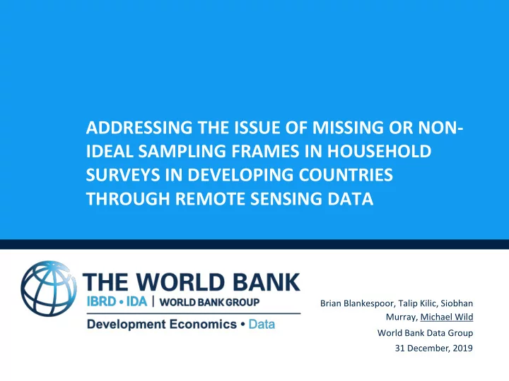 addressing the issue of missing or non