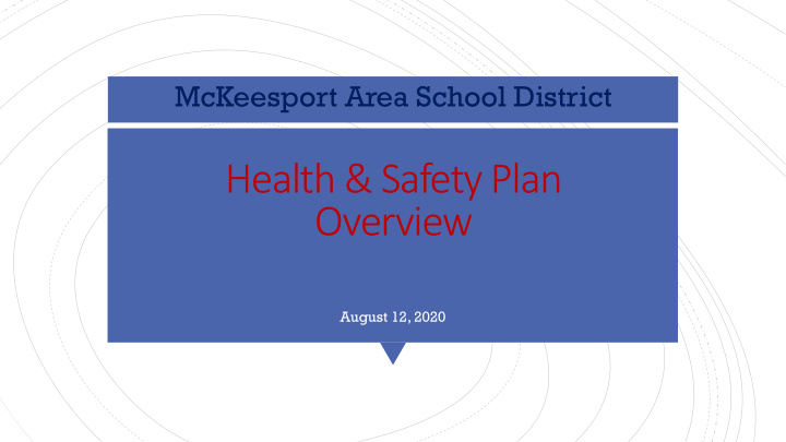 health safety plan overview