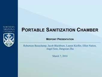 Overview   Introduction   Project Status   Chamber Assembly   Procedural Testing