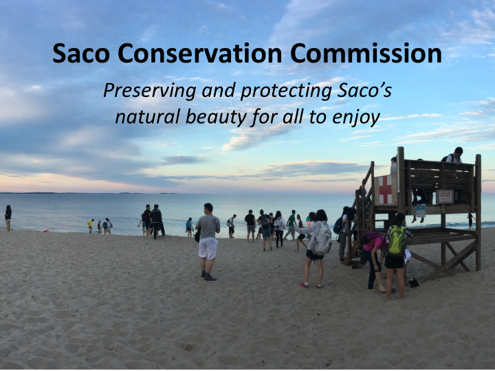 saco conservation commission