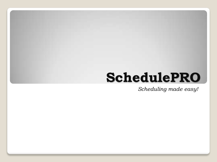 schedulepro