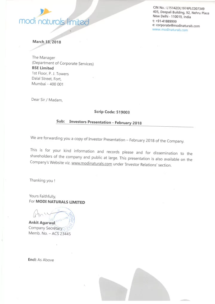 modi naturals ltd