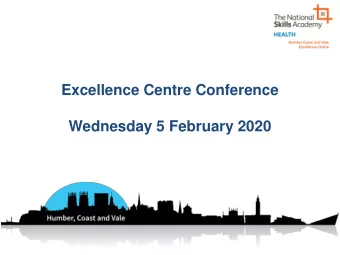 Wednesday 5 February 2020  Humber Coast and Vale  Excellence Centre  Highlights  Amanda Fisher