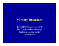 motility disorders