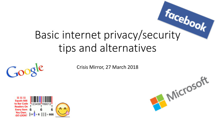basic internet privacy security