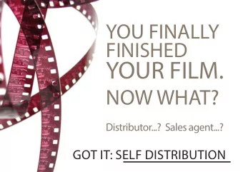 YOUR FILM.  NOW WHAT?  Distributor...?  Sales agent...?  GOT IT: SELF DISTRIBUTION  THE ADVANTAGES
