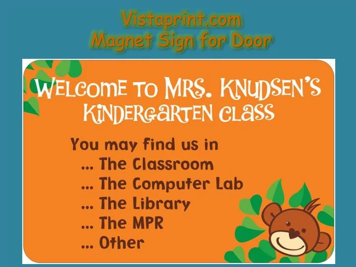 vistaprint com magnet sign for door