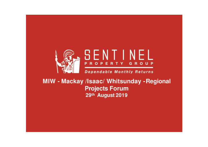 miw mackay isaac whitsunday regional projects forum