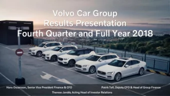 2  4  2018 Sales Distribution  5  Financials  6  Key Financial Developments Q4 and Full Year 2018