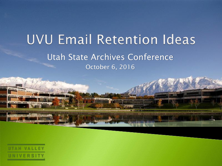 utah state archives conference