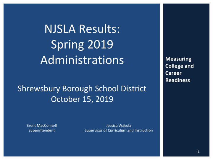 njsla results spring 2019 administrations