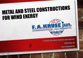 About us  Headquarter Brunsbttel  Year of establishment 2010  Certified to ISO 9001 and