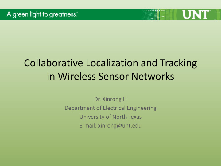 in wireless sensor networks