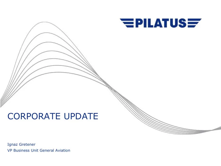 corporate update