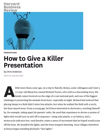 A  little more than a year ago, on a trip to Nairobi, Kenya, some colleagues and I met a