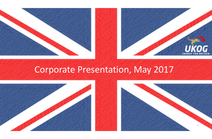 corporate presentation may 2017