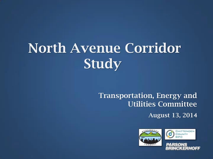 north avenue corridor