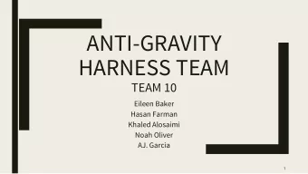 ANTI-GRAVITY  HARNESS TEAM  TEAM 10  Eileen Baker  Hasan Farman  Khaled Alosaimi  Noah Oliver  AJ.