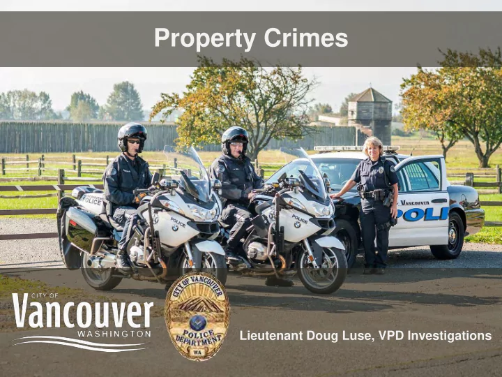 property crimes