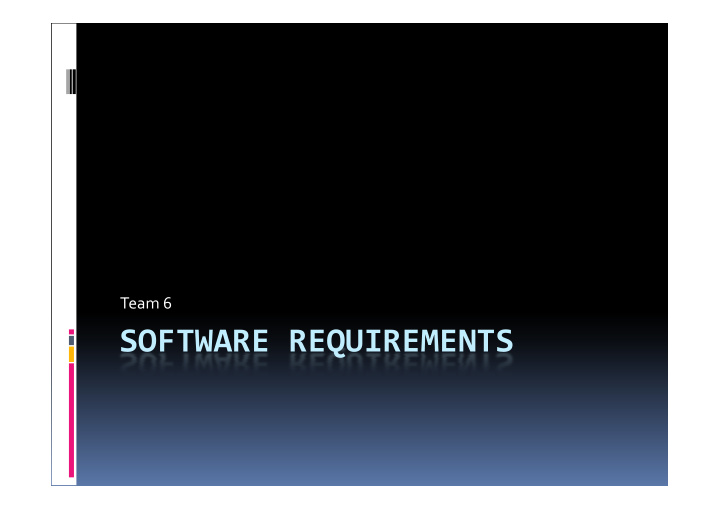 software requirements 1 introduction