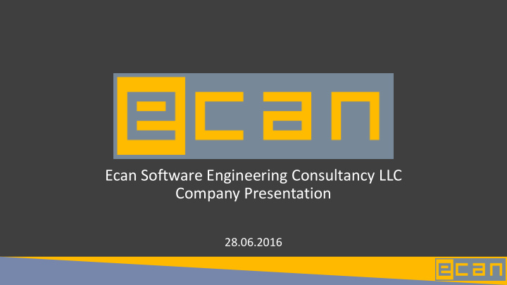 ecan software engineering consultancy llc