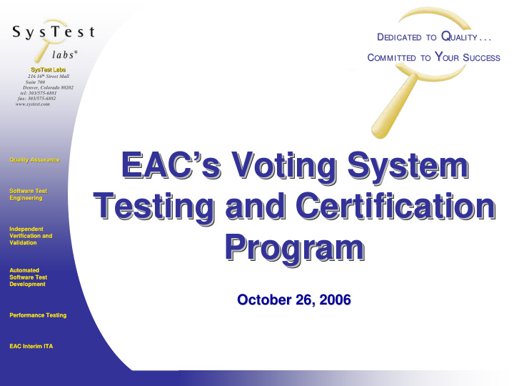 eac s s voting system voting system eac eac s voting