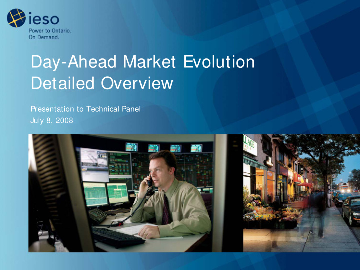 day ahead market evolution detailed overview