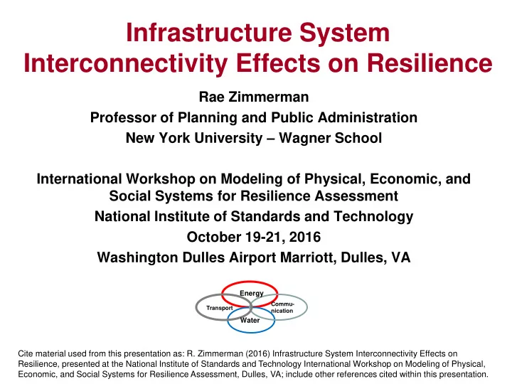 infrastructure system