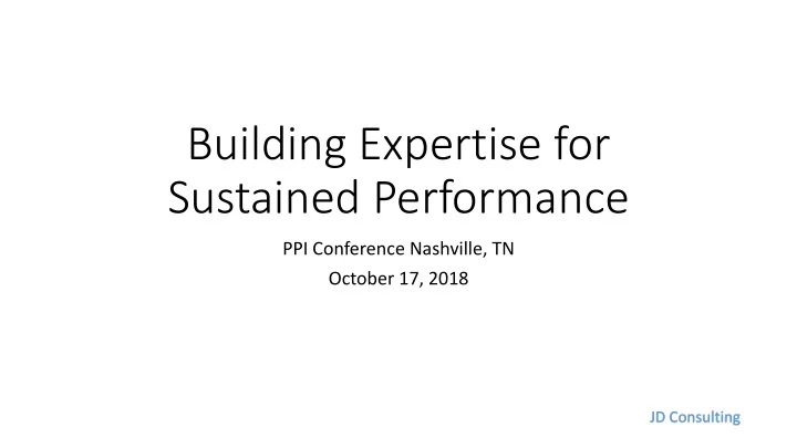 sustained performance