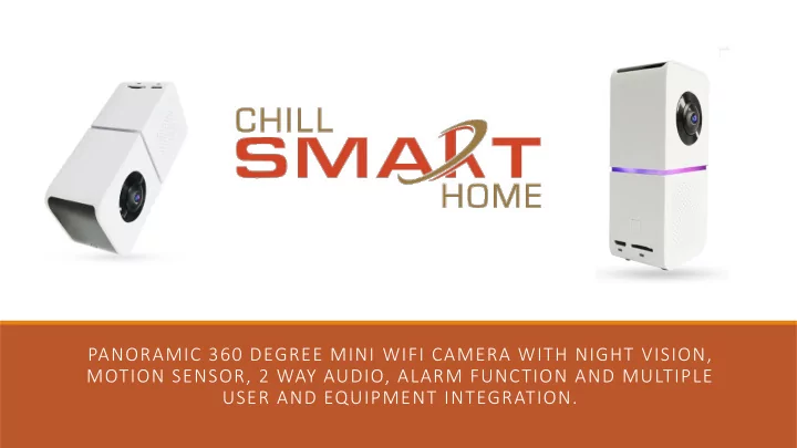 motion sensor 2 way audio alarm function and multiple
