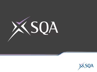 Parent information:  National Qualifications 2019  SQA Liaison Manager  Fiona Malone  SCQF