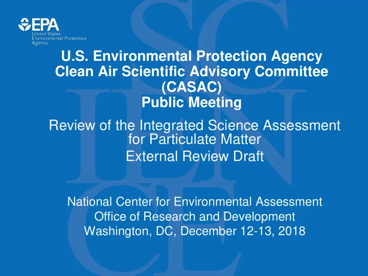 u s environmental protection agency